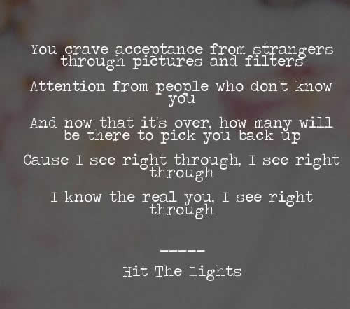 See through the noise Illuminate yourself