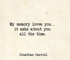 Memories I see memories